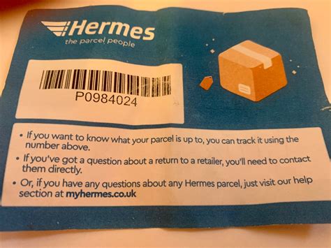 contact hermes about missing parcel